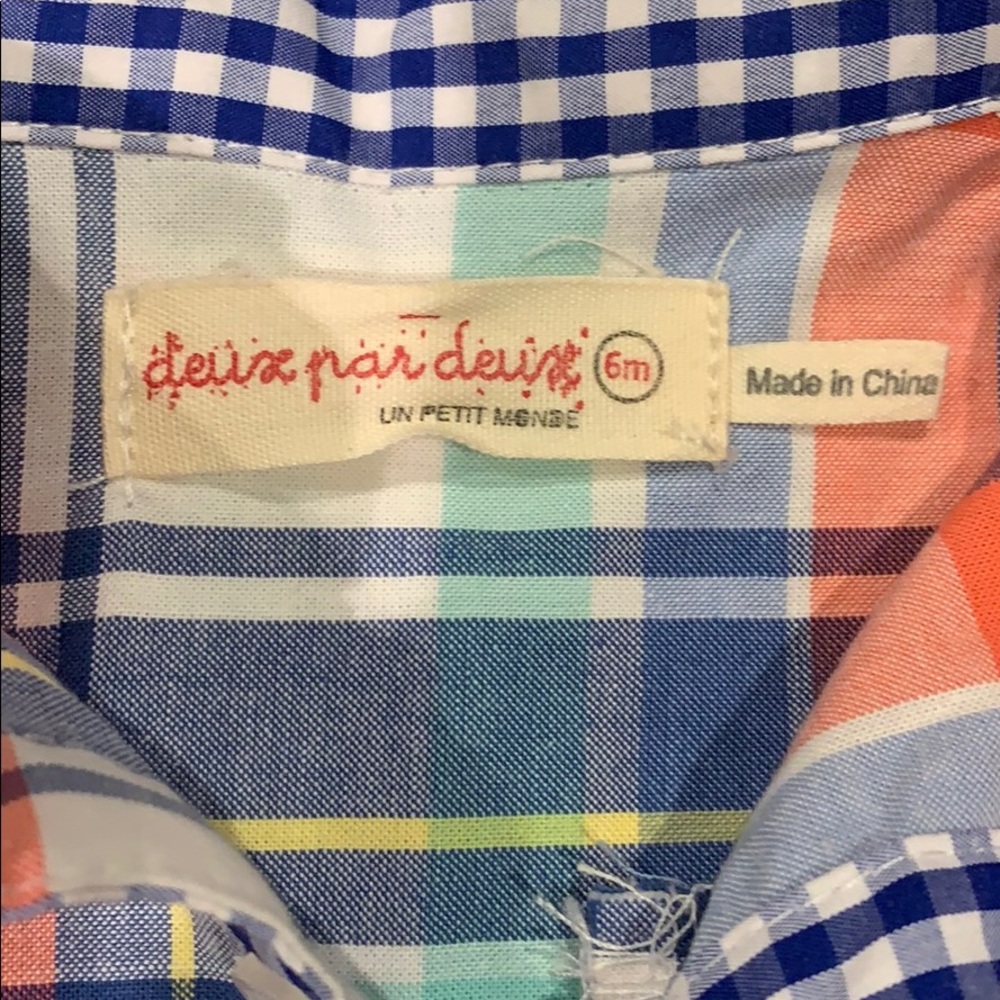 Plaid button down - Picture 2 of 2